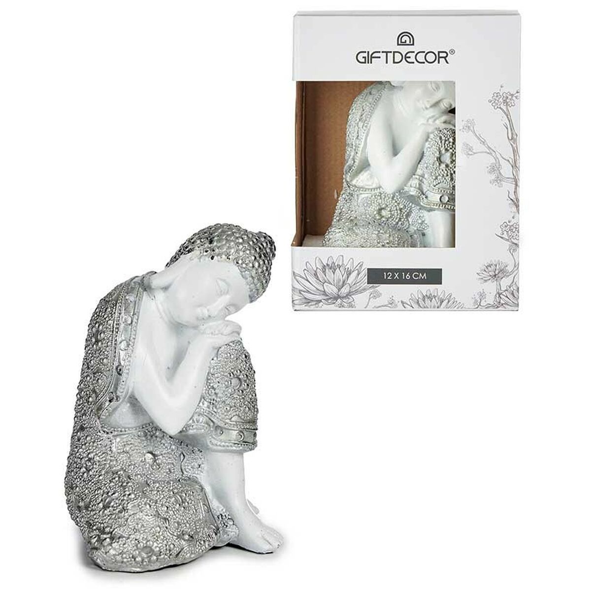 imagem de Figura Decorativa Buda Sentado 10,5 x 15 x 12 cm (8 Unidades)3