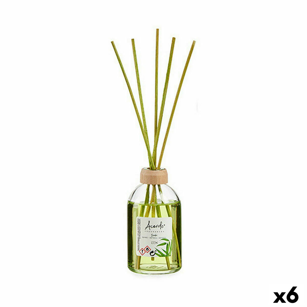 Acorde - Varetas Perfumadas Bambu 100 ml (6 Unidades)