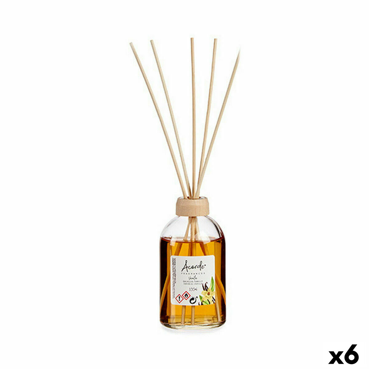 Acorde - Varetas Perfumadas Baunilha 100 ml (6 Unidades)