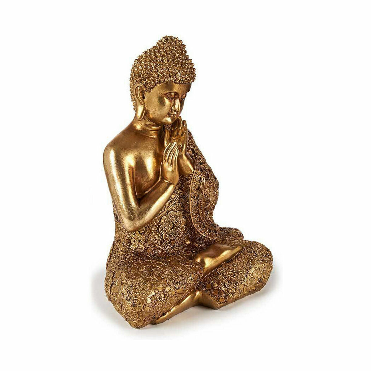 imagem de Figura Decorativa Buda Sentado Dourado 17 x 33 x 23 cm (4 Unidades)2