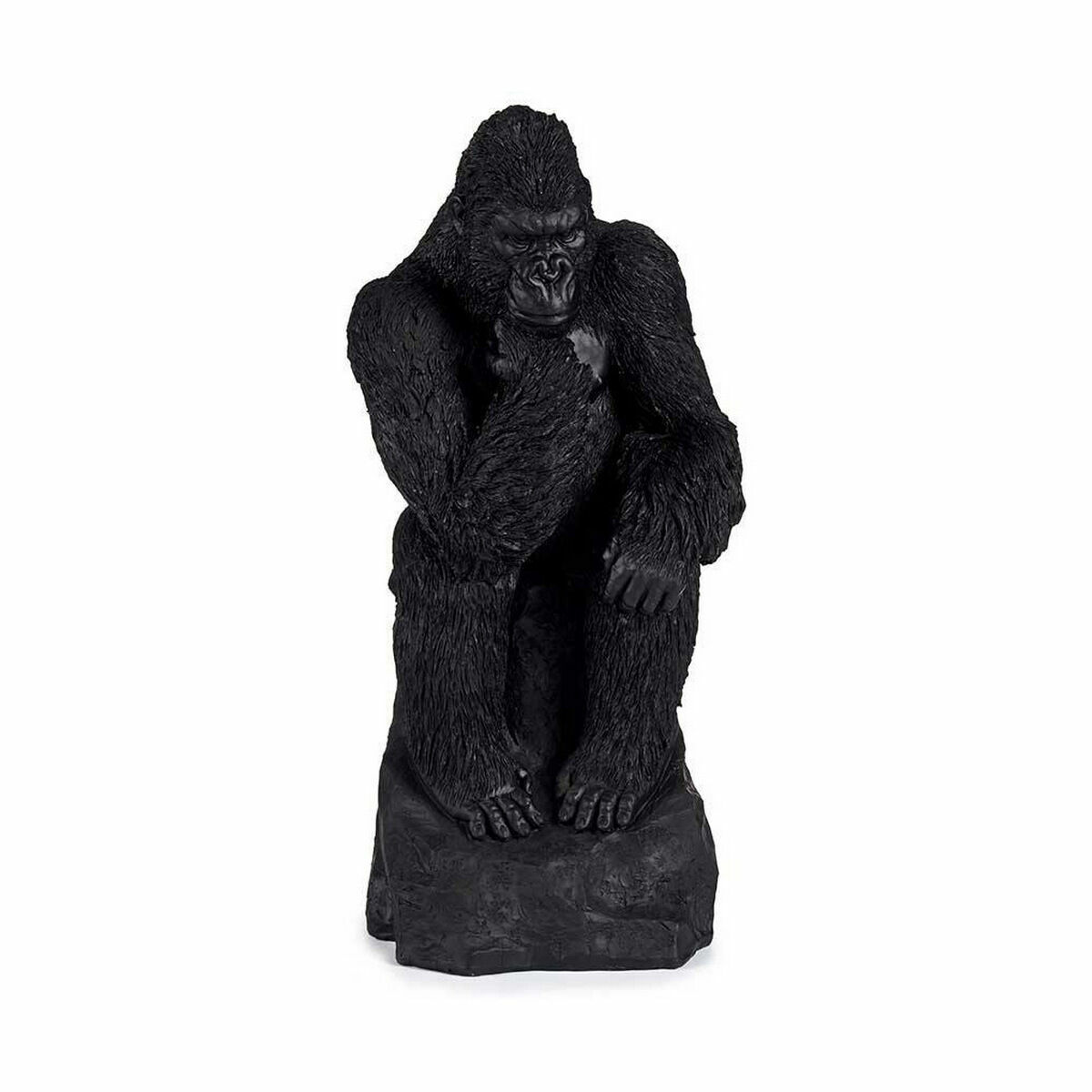 imagem de Figura Decorativa Gorila Preto 20 x 45 x 20 cm (2 Unidades)2