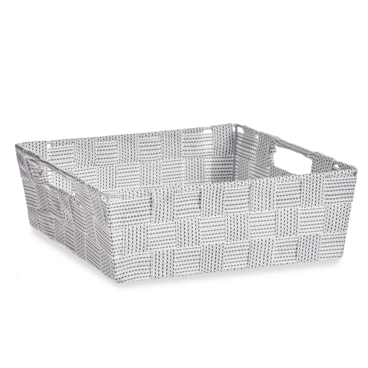 imagem de Cesta Multiusos Branco Tecido 3 L 23 x 8 x 27 cm (48 Unidades)2