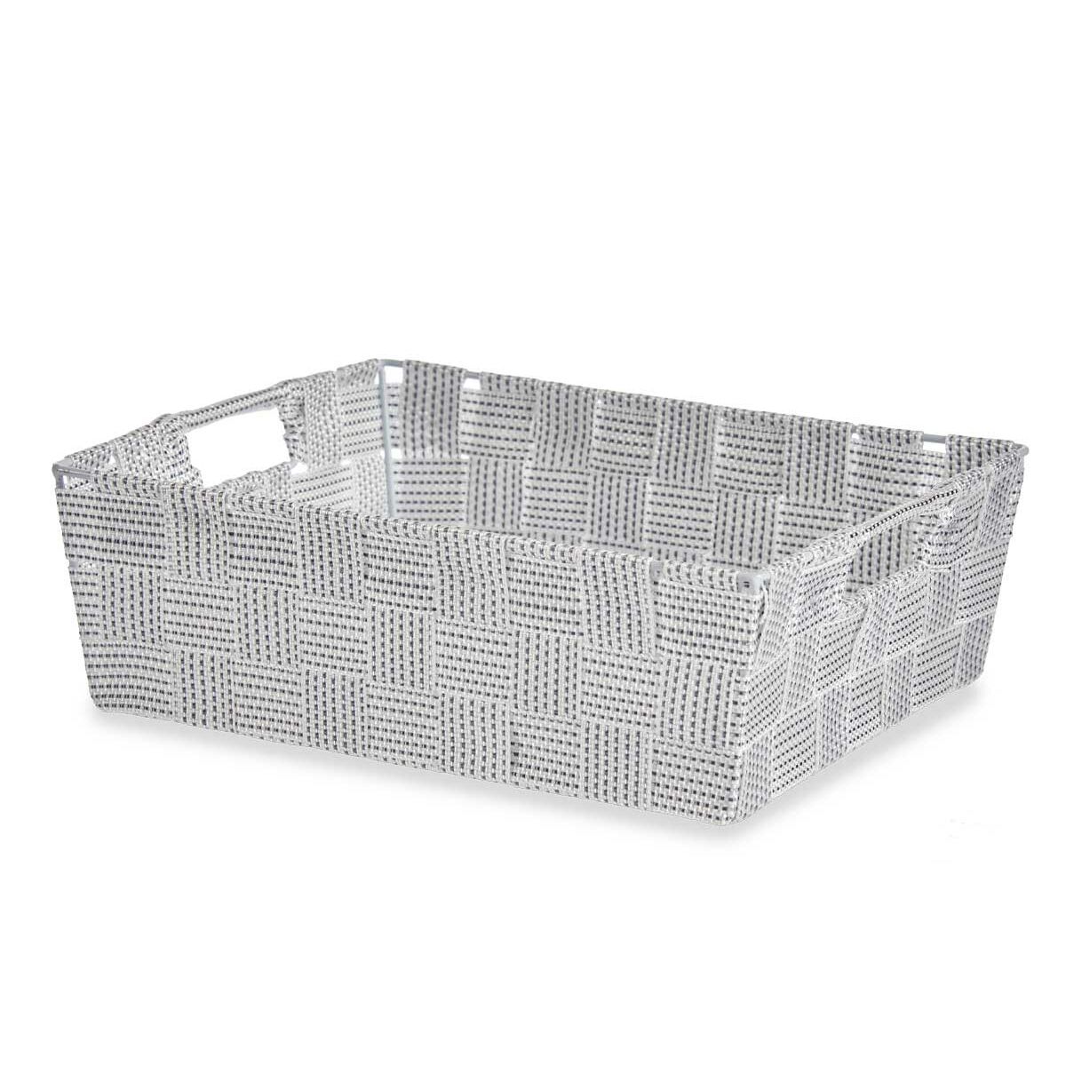 imagem de Cesta Multiusos Branco Tecido 3 L 23 x 8 x 27 cm (48 Unidades)3