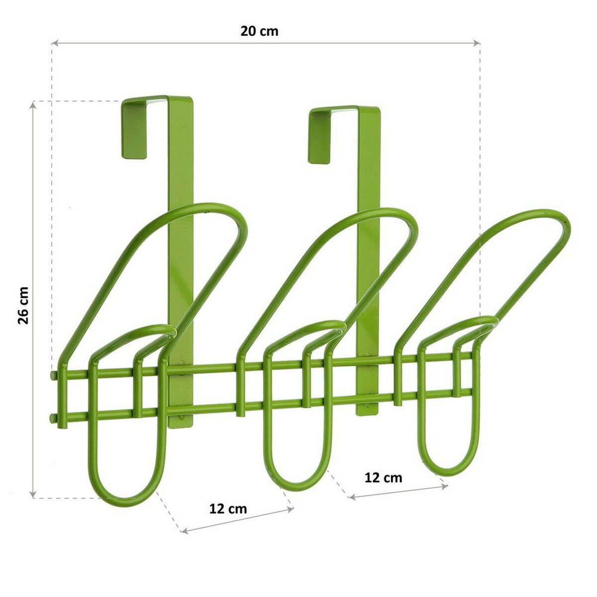 imagem de Ganchos para Portas Versa Metal (12 x 26 x 20 cm)2