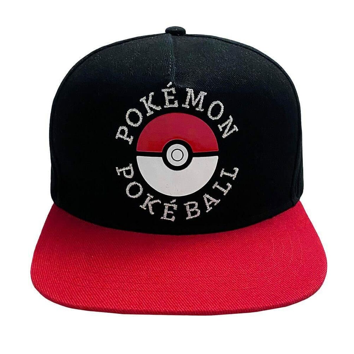 Pokemon - Boné Unissexo Pokémon Trainer 58 cm Preto Vermelho Tamanho único