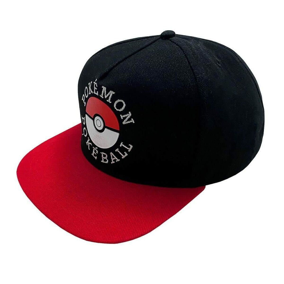 imagem de Boné Unissexo Pokémon Trainer 58 cm Preto Vermelho Tamanho único3