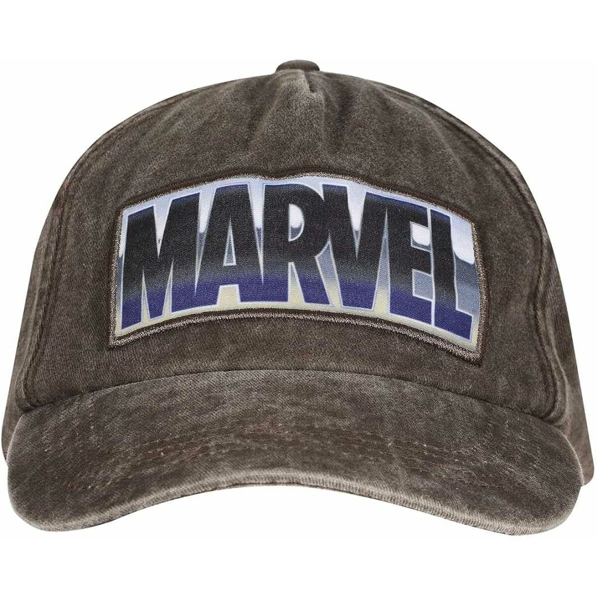 Marvel - Boné Unissexo Marvel Vintage Wash Logo 58 cm Cinzento Tamanho único