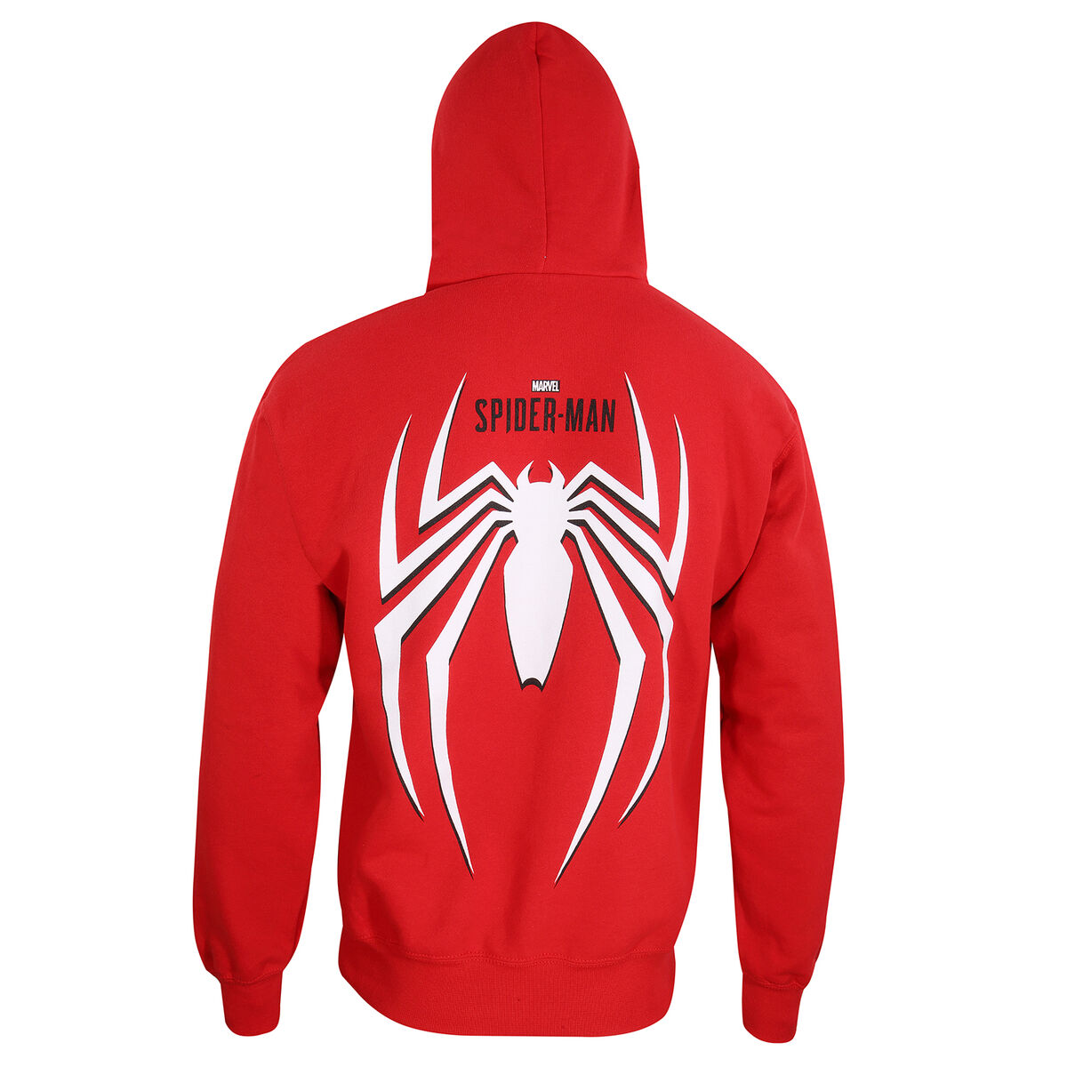 imagem de Polar com Capuz Unissexo Spider-Man Spider Crest Vermelho3