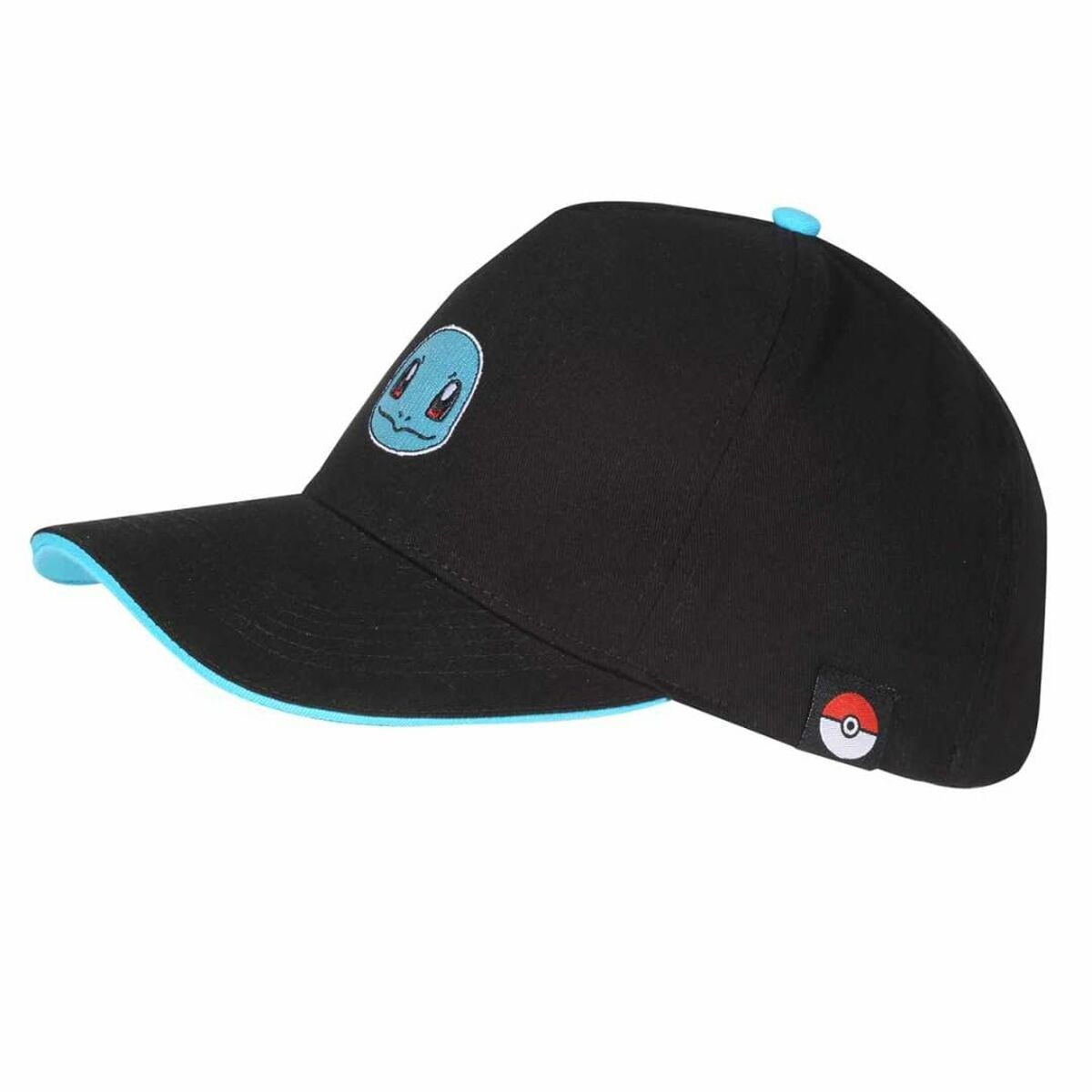 imagem de Boné Unissexo Pokémon Squirtle Badge 58 cm Preto Tamanho único2