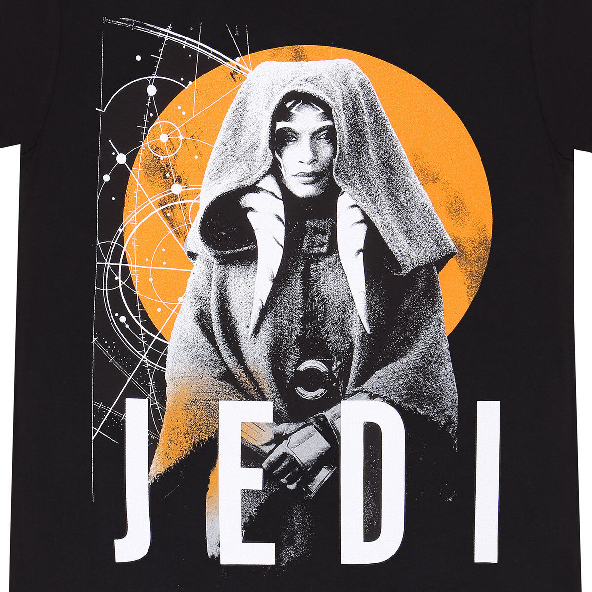 imagem de Camisola de Manga Curta Star Wars Jedi Preto Unissexo2