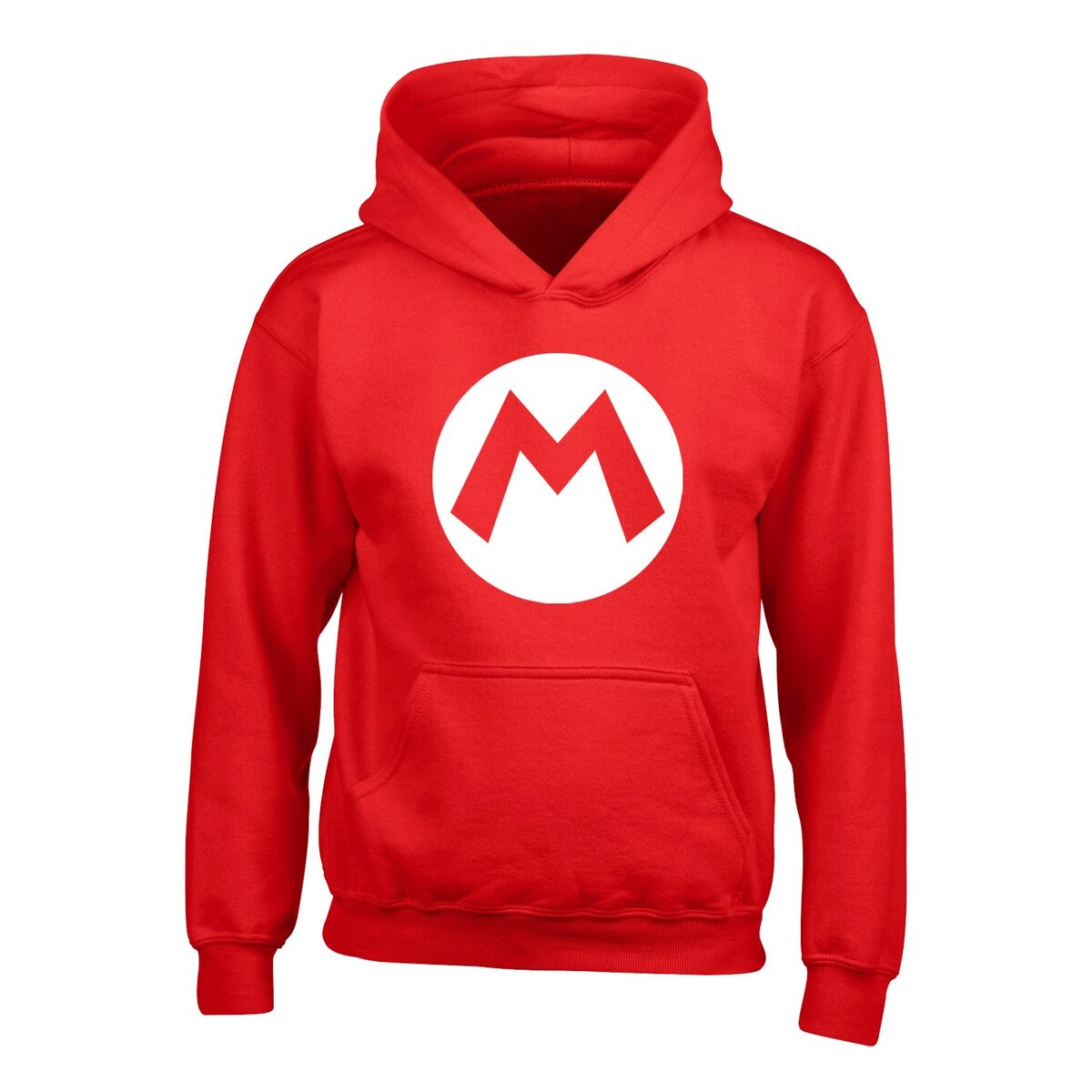 imagem de Polar com Capuz Unissexo Super Mario Badge Vermelho1