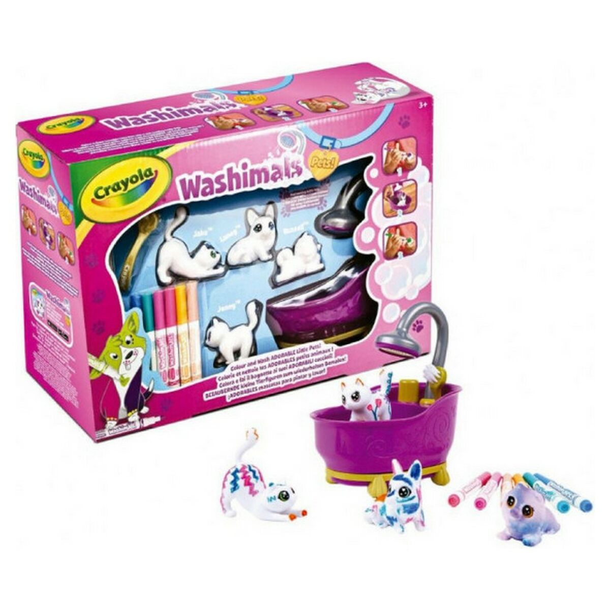 Crayola - Playset Washimals Pets Crayola Banheira