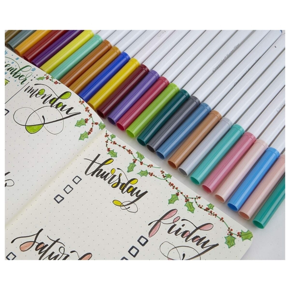 imagem de Conjunto de Canetas de Feltro Pastel Crayola Lavável (12 uds)4