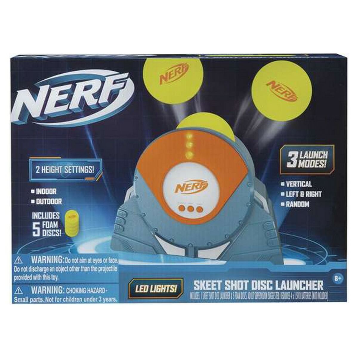 NERF - Jogo Skeet Shot Disc Launcher Nerf (ES)