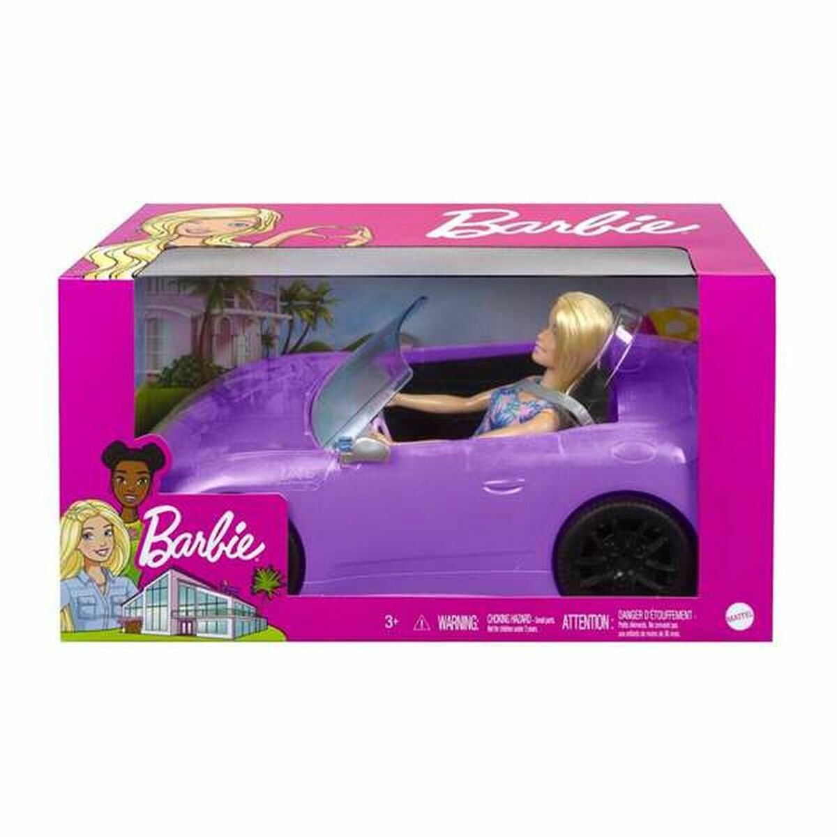 imagem de Boneca Barbie And Her Purple Convertible3