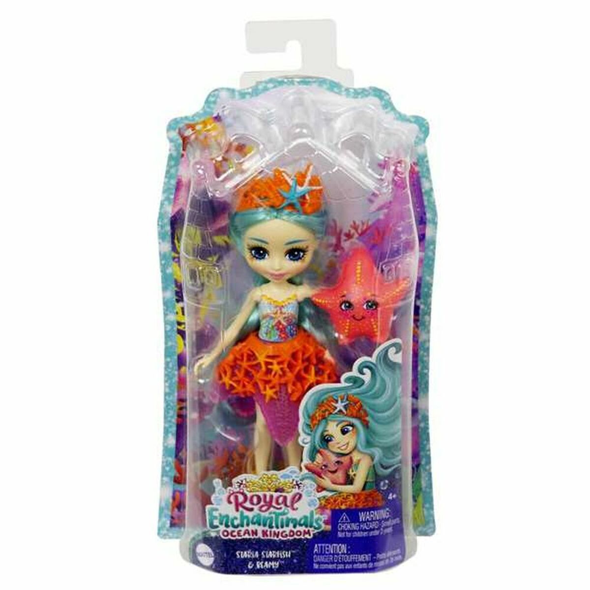 imagem de Boneca Mattel Enchantimals Royal Starla Starfish 15 cm2