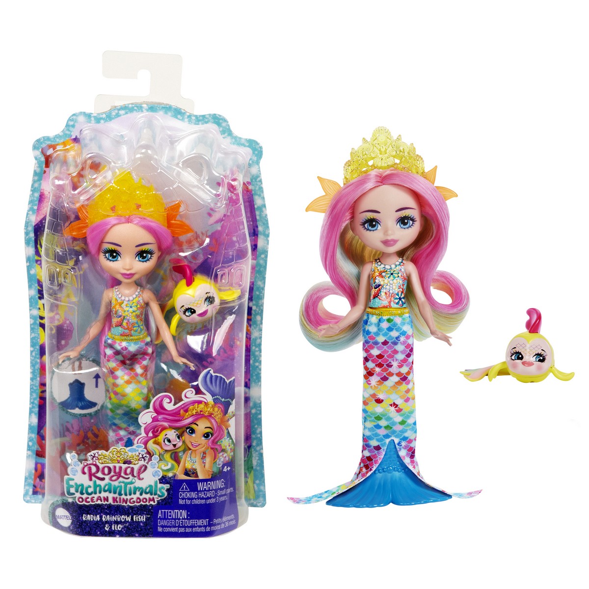 imagem de Boneca Enchantimals Ocean Kingdom 3 Peças1