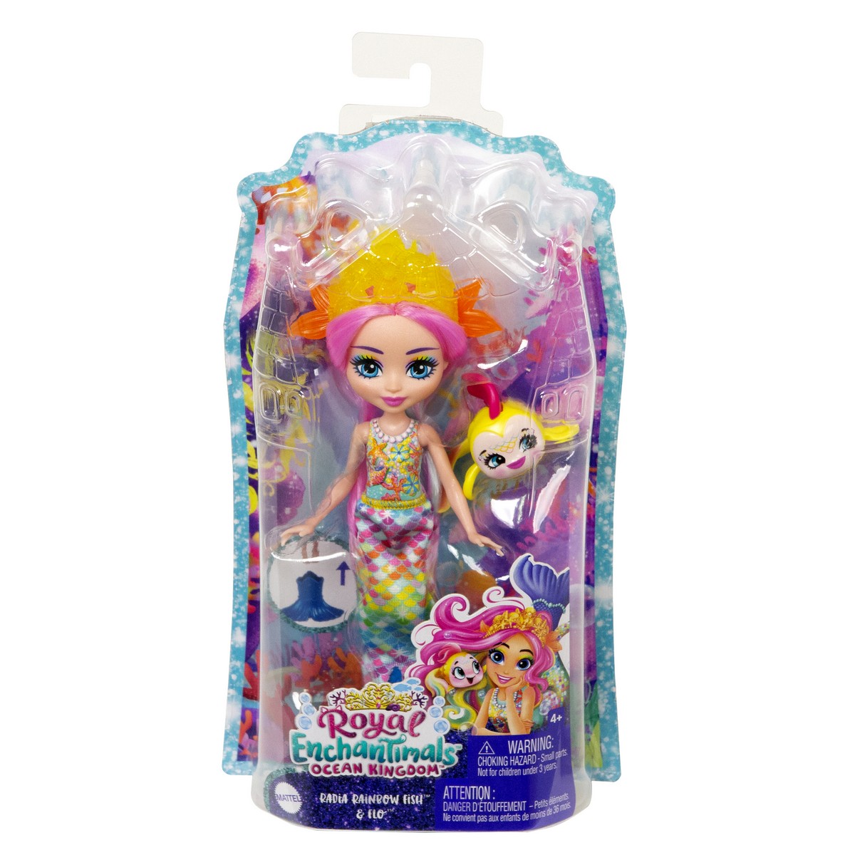 imagem de Boneca Enchantimals Ocean Kingdom 3 Peças3