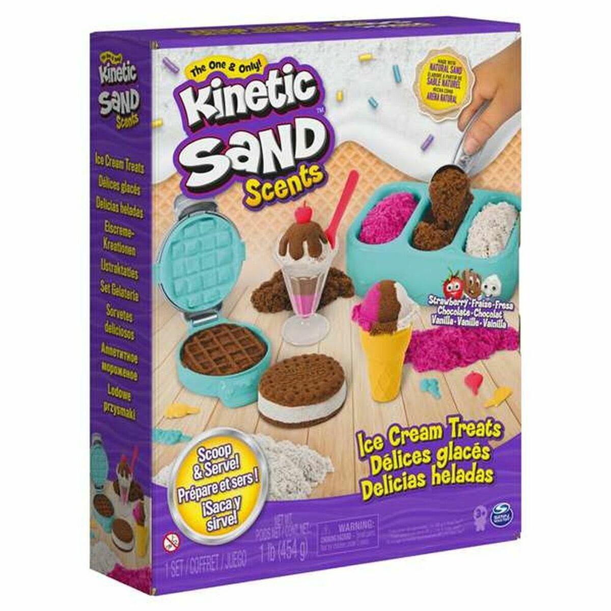 imagem de Areia Mágica Spin Master Kinetic Sand Cartão Plástico1