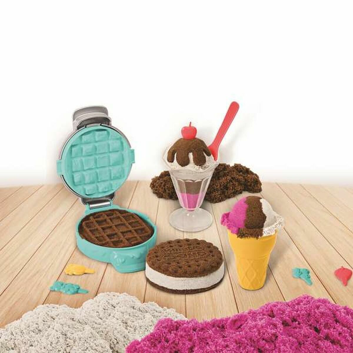 imagem de Areia Mágica Spin Master Kinetic Sand Cartão Plástico4