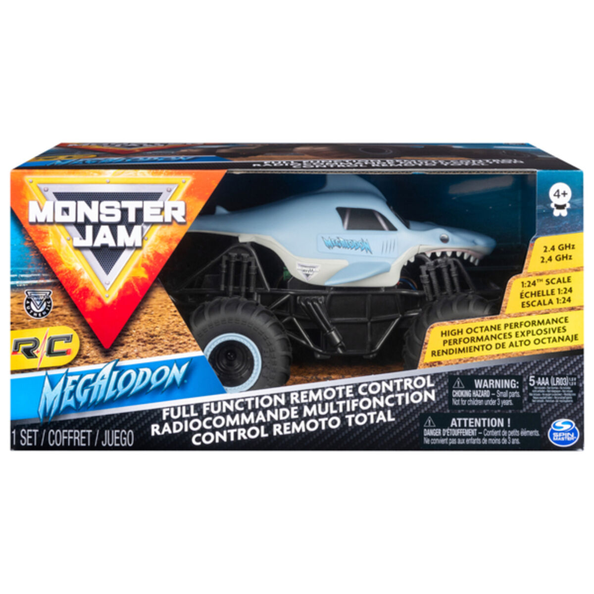 imagem de Carro Rádio Controlo Monster Jam Megalodon 1:244