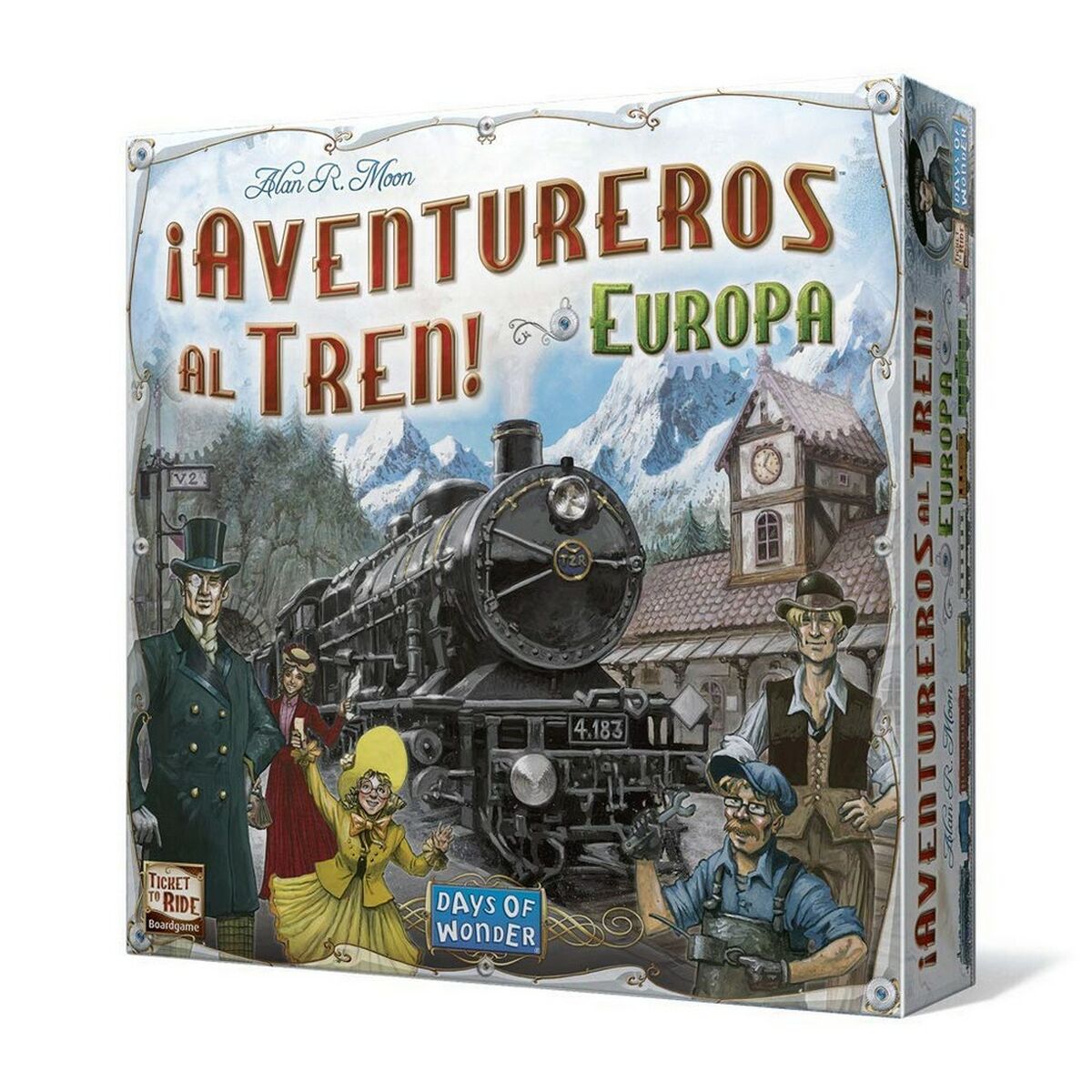 Asmodee - Jogo de Mesa ¡Aventureros al Tren! Europa Asmodee LFCABI127 (ES)