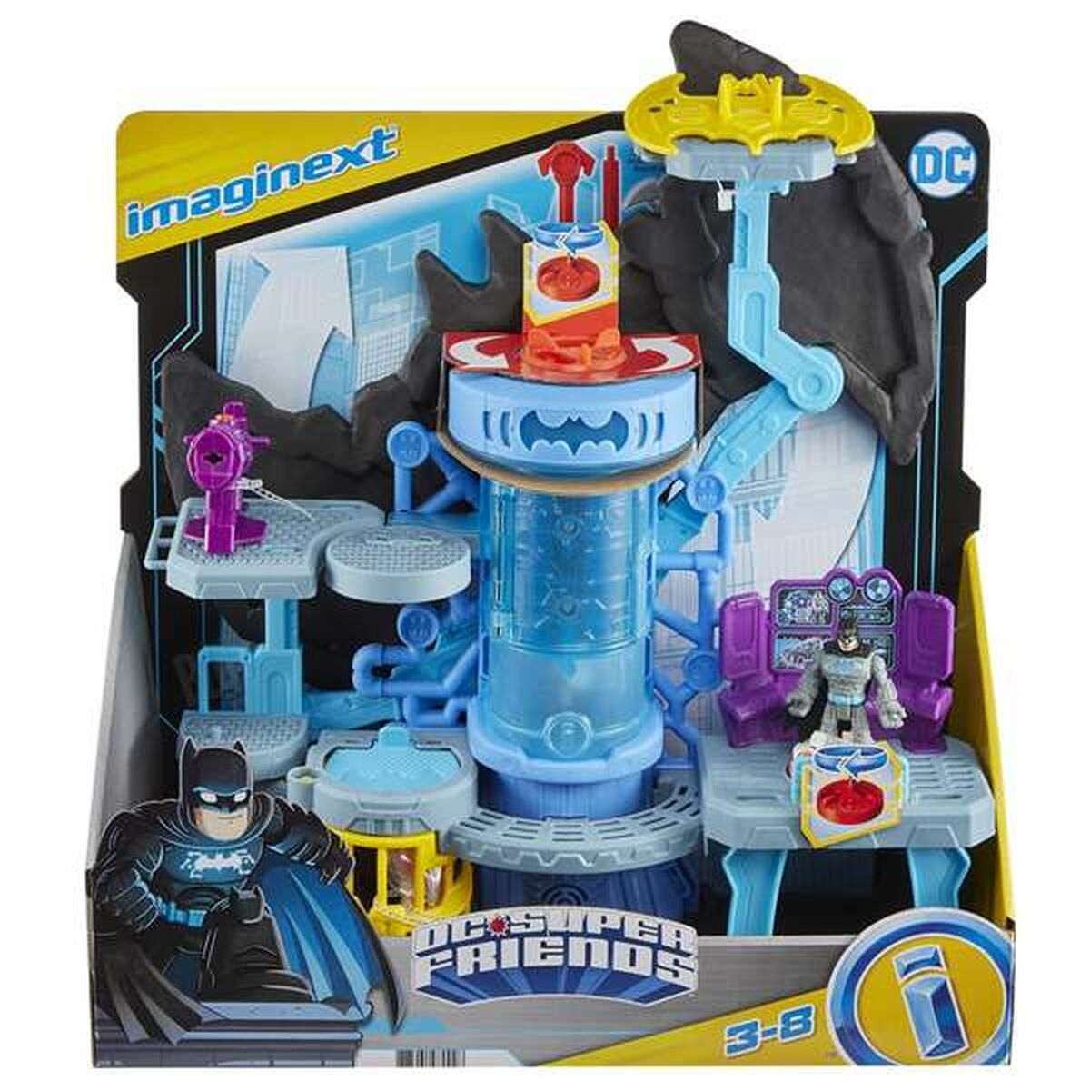 imagem de Playset Batman Super Friends Bat-tech Batcave Luzes com som 40 x 38 cm3