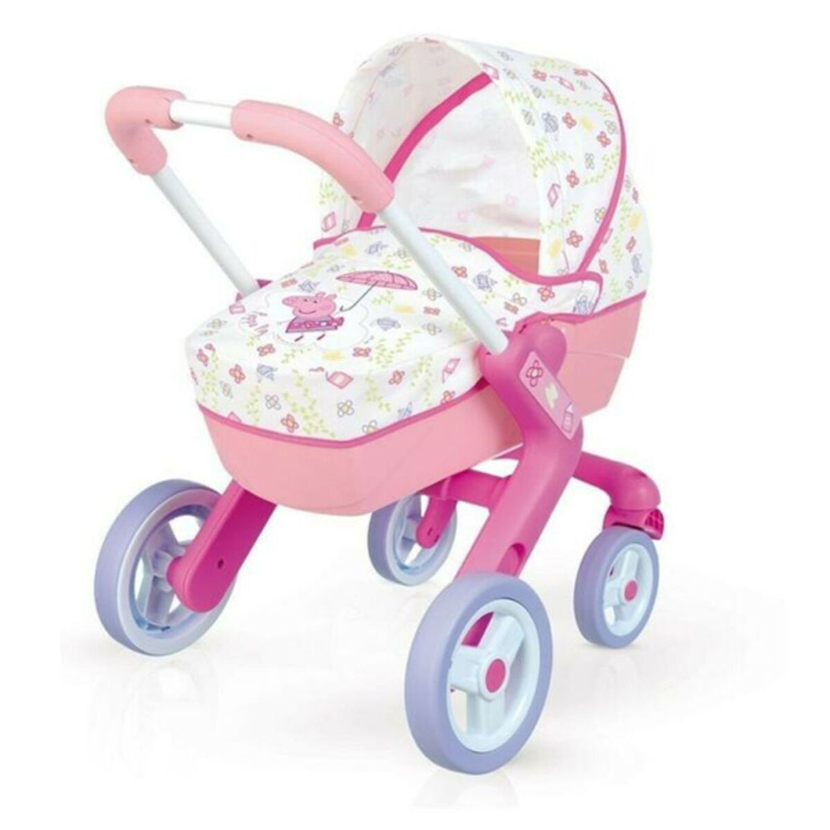 Peppa Pig - Carrinho para Bonecas Pop Pram Peppa Pig (46 x 37,5 x 53,5 cm)