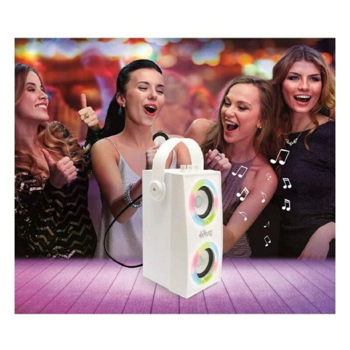 imagem de Altifalante Portátil iParty Lexibook BTP180Z Bluetooth Branco2