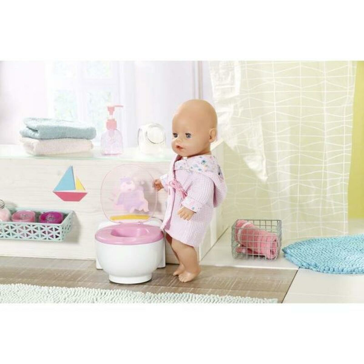 imagem de Acessórios para Bonecas Baby Born Bathroom com som (43 cm)2