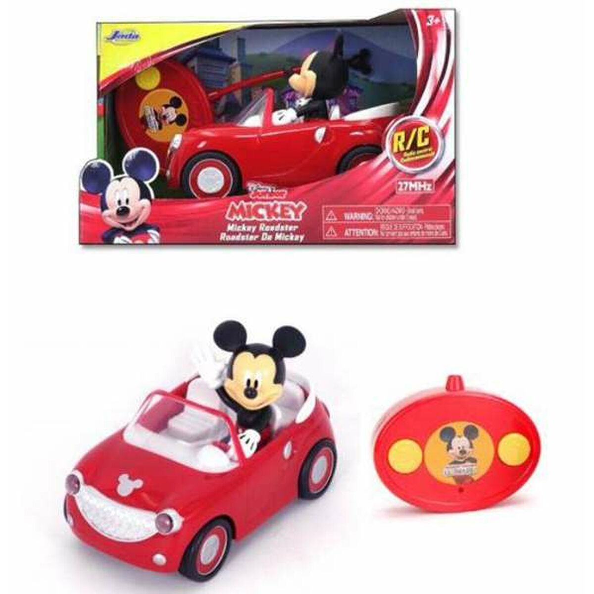 imagem de Carro Rádio Controlo Mickey Mouse Roadster 27 MHz5