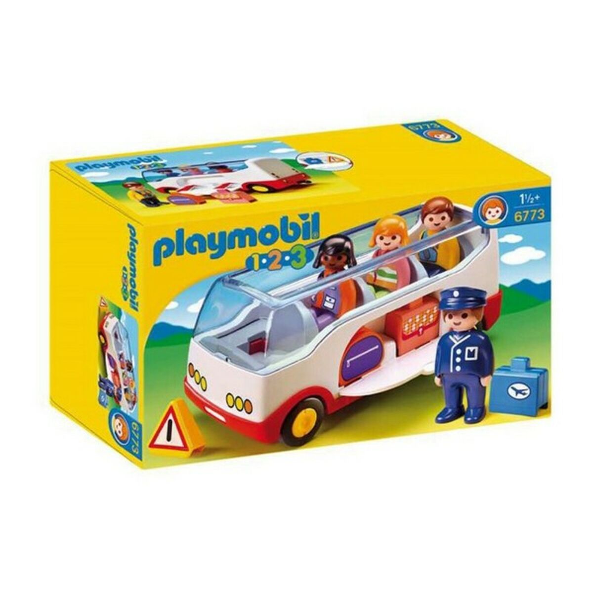 Playmobil - Playset 1.2.3 Bus Playmobil 6773 Branco