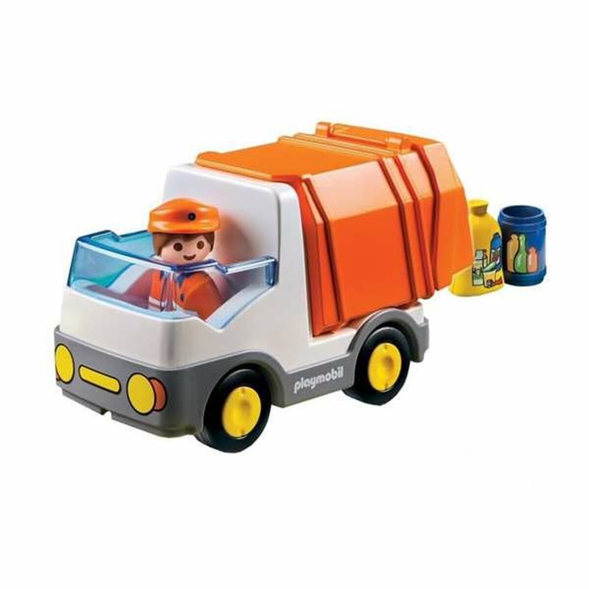 imagem de Playset Playmobil 1,2,3 Garbage Truck 67742