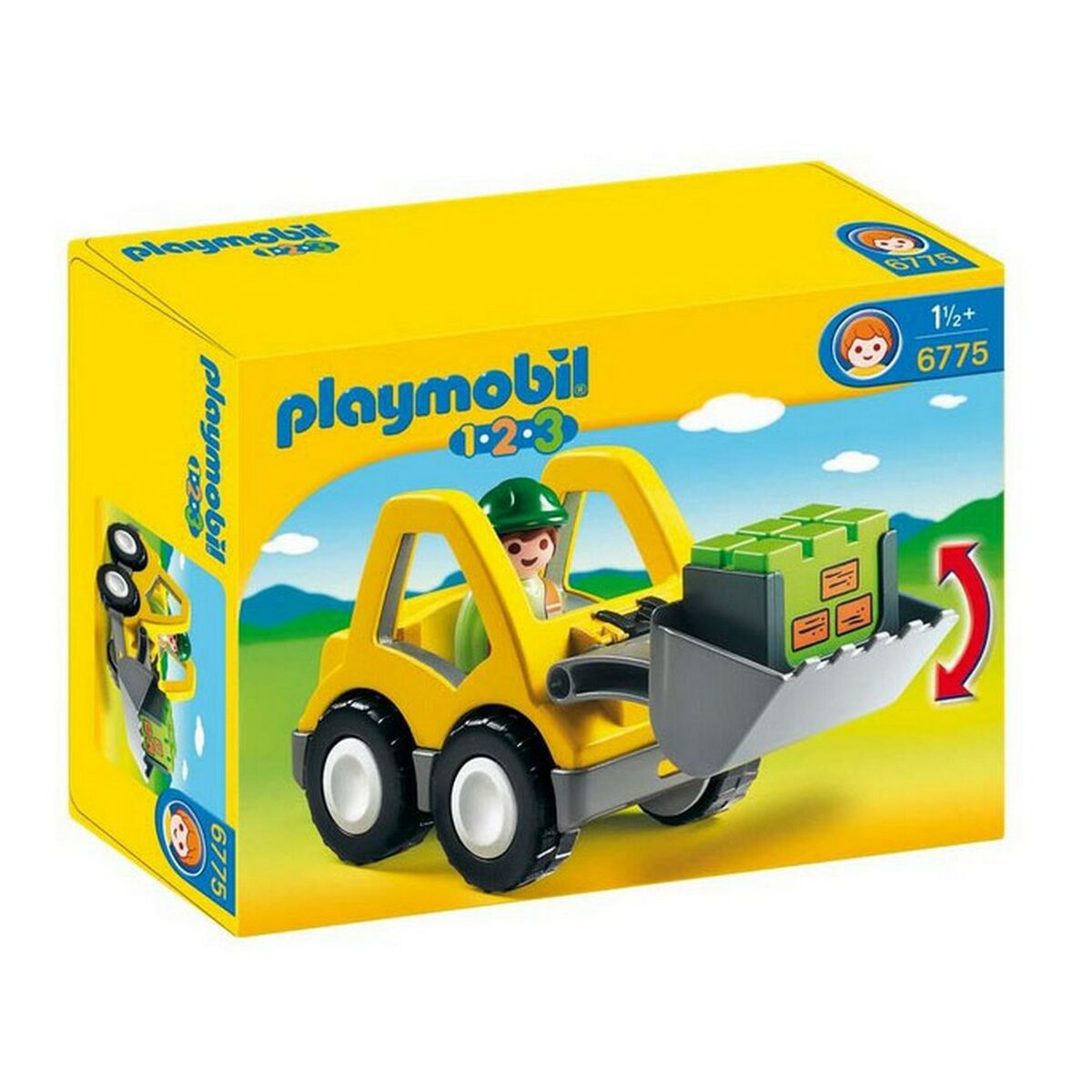 Playmobil - Playset Playmobil 1,2,3 Shovel 6775