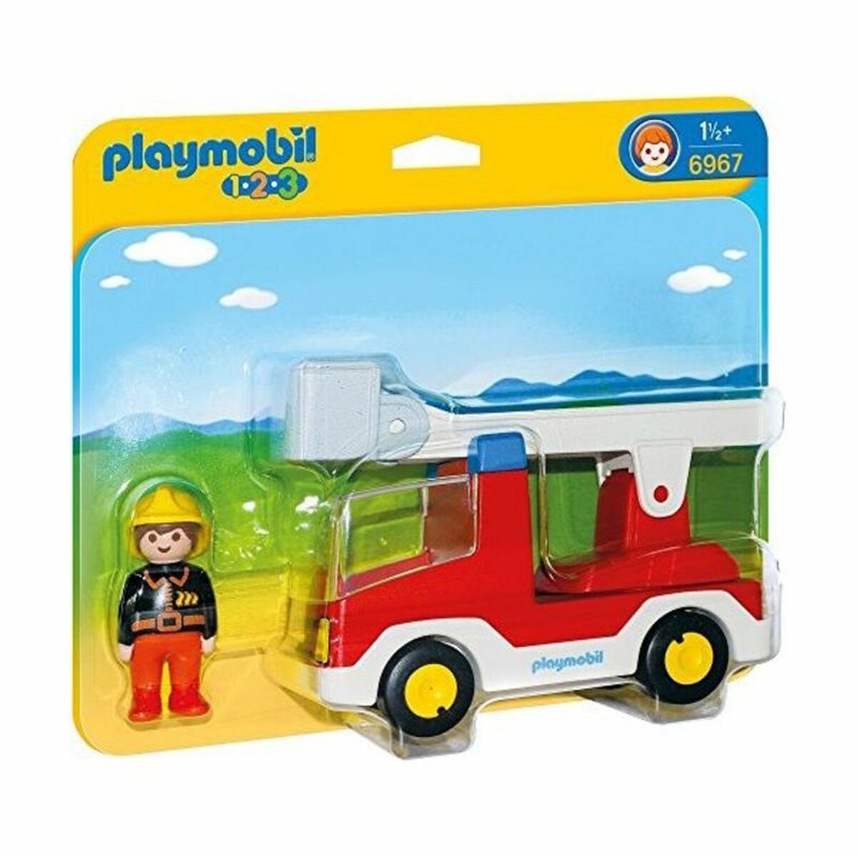 Playmobil - Playset 1.2.3 Fire Truck Playmobil 6967