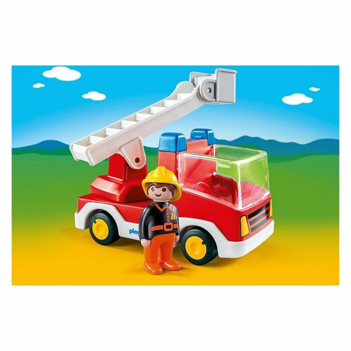 imagem de Playset 1.2.3 Fire Truck Playmobil 69672