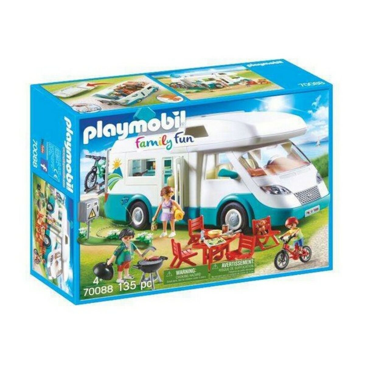 Playmobil - Playset Playmobil Family Fun Summer Caravan Playmobil (135 pcs)