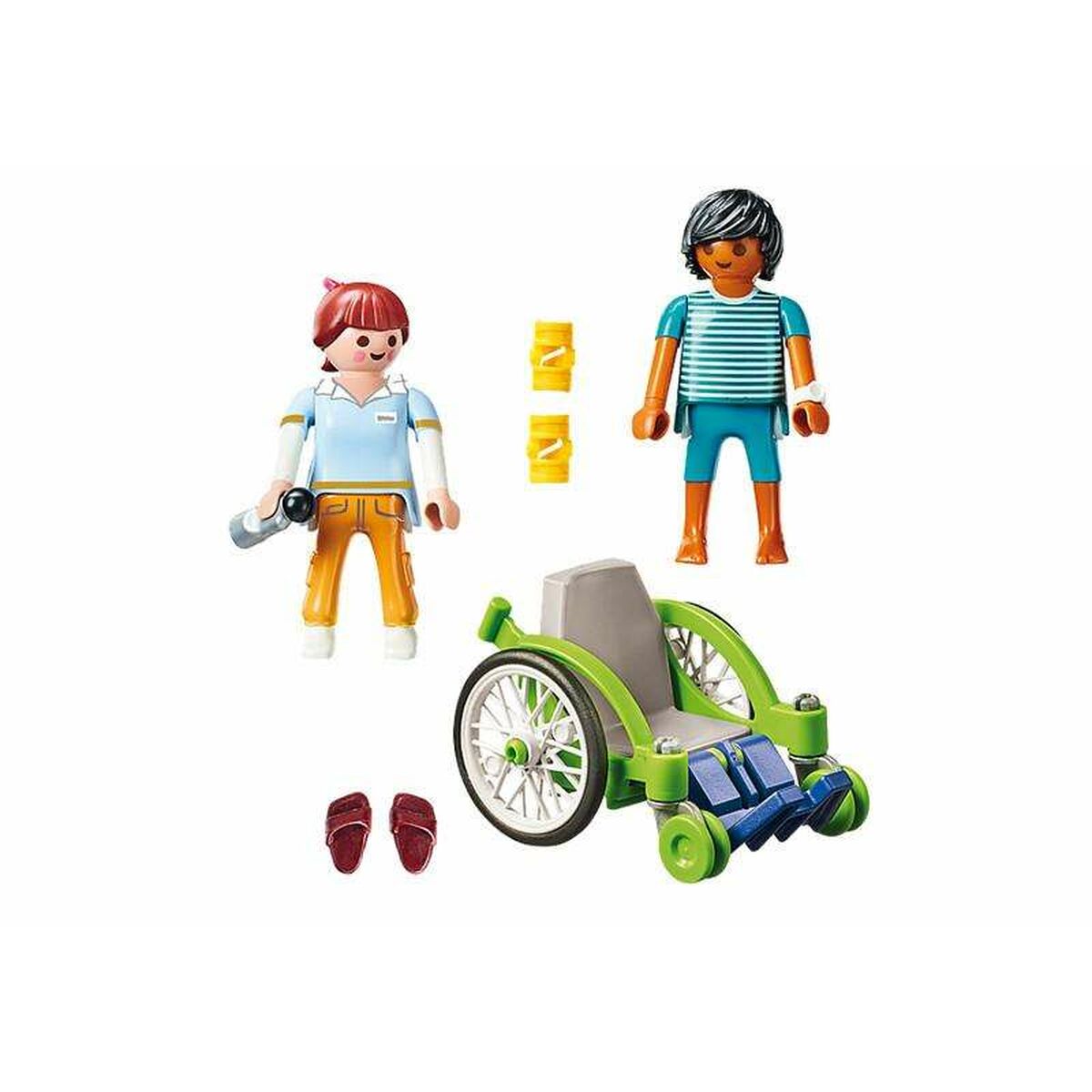 imagem de Playset Playmobil City Life Patient in Wheelchair 20 Peças2