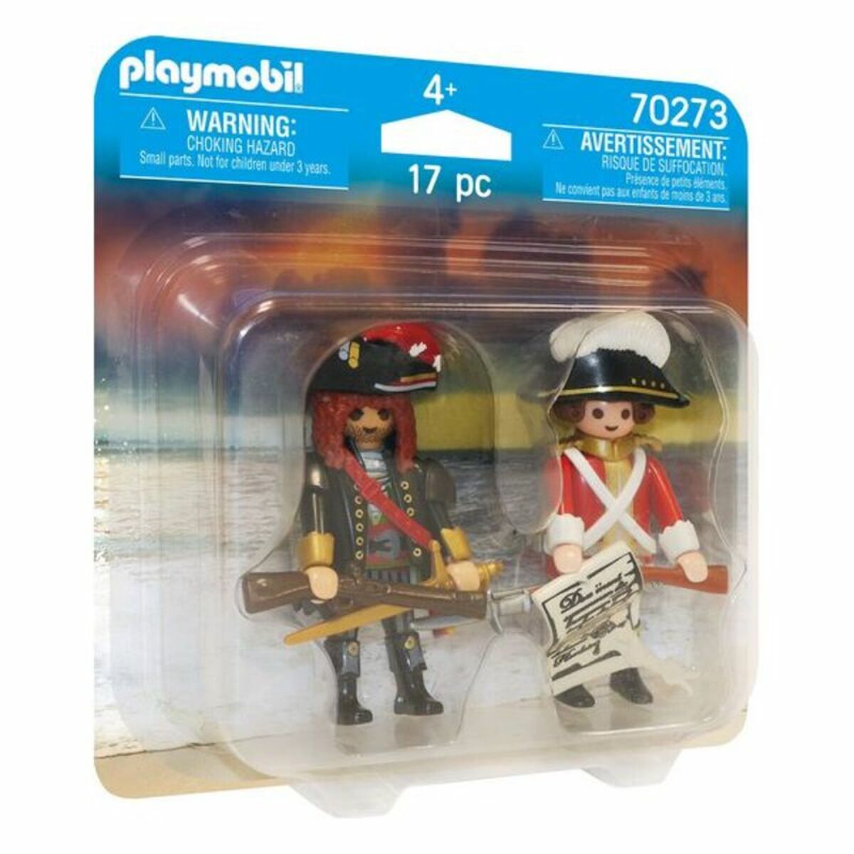 Playmobil - Playset Pirate and Soldier Playmobil 70273 (17 pcs)