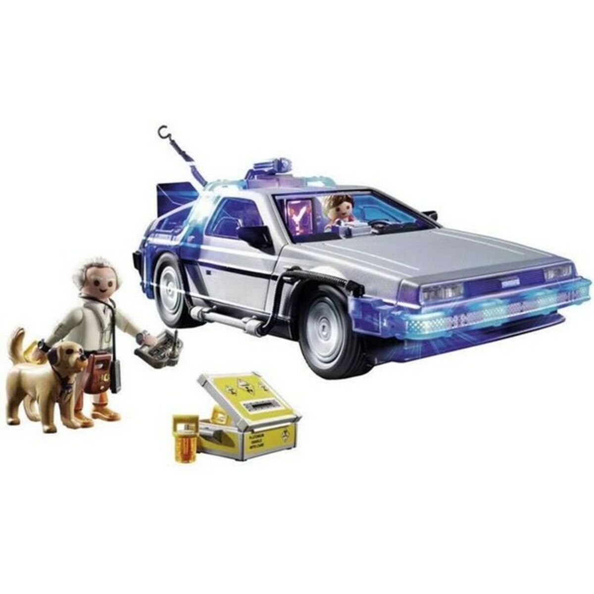 imagem de Playset Action Racer Back to the Future DeLorean Playmobil 703172