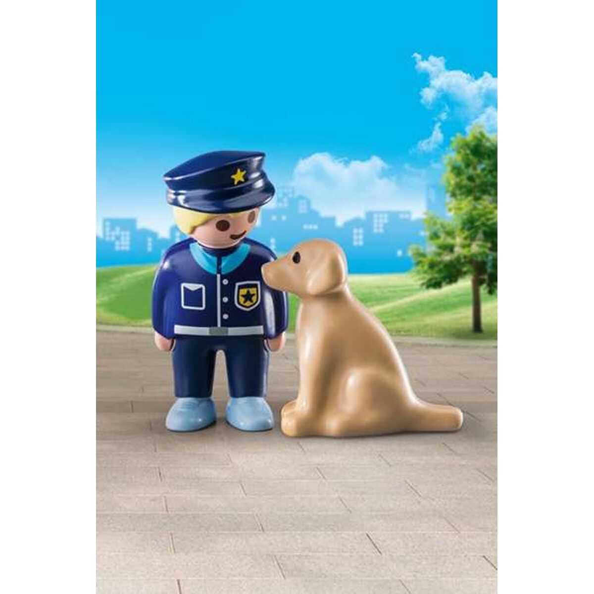 imagem de Playset Police with Dog 1 Easy Starter Playmobil 70408 (2 pcs)2