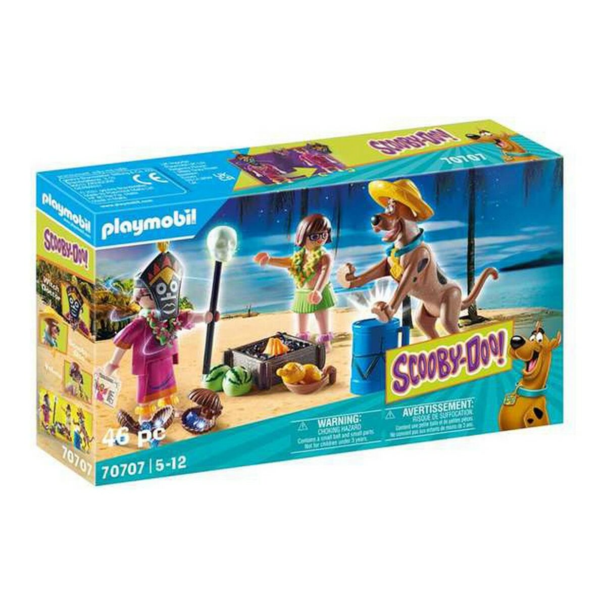 Playmobil - Playset Scooby Doo Aventure with Witch Doctor Playmobil 70707 (46 pcs)