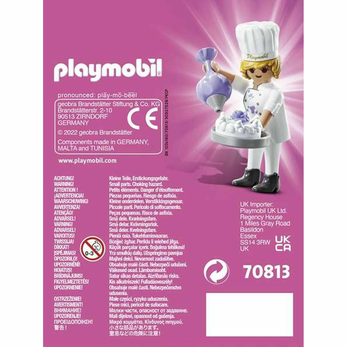 imagem de Figura articulada Playmobil Playmo-Friends 70813 Pasteleiro (5 pcs)4