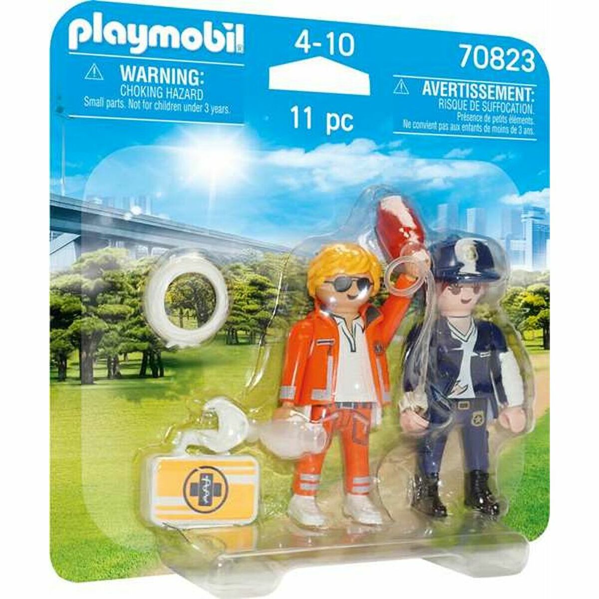 Playmobil - Playset Playmobil 70823 Doctor Polícia 70823 (11 pcs)