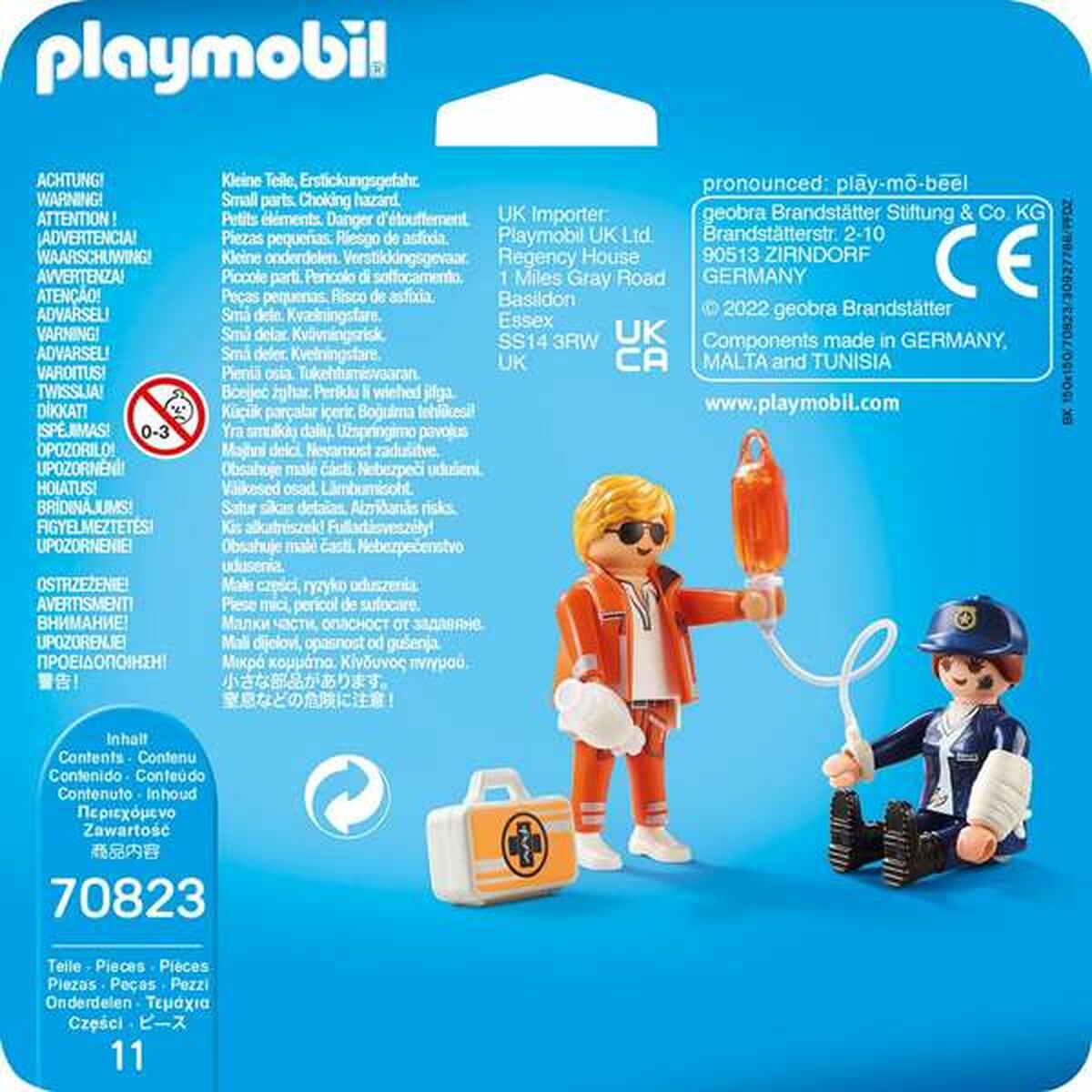 imagem de Playset Playmobil 70823 Doctor Polícia 70823 (11 pcs)2