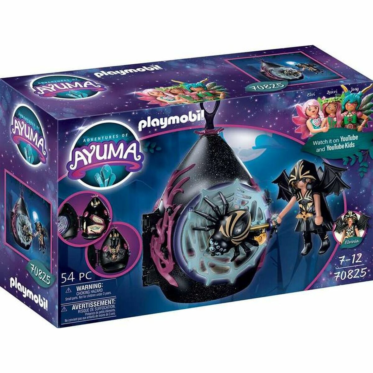 Playmobil - Playset Playmobil Adventures of Ayuma Bat Fairies 70825 (54 pcs)