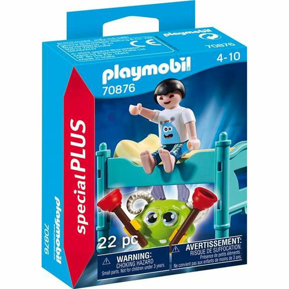 Playmobil - Figura articulada Playmobil 70876 Menino Monstro 70876 (22 pcs)