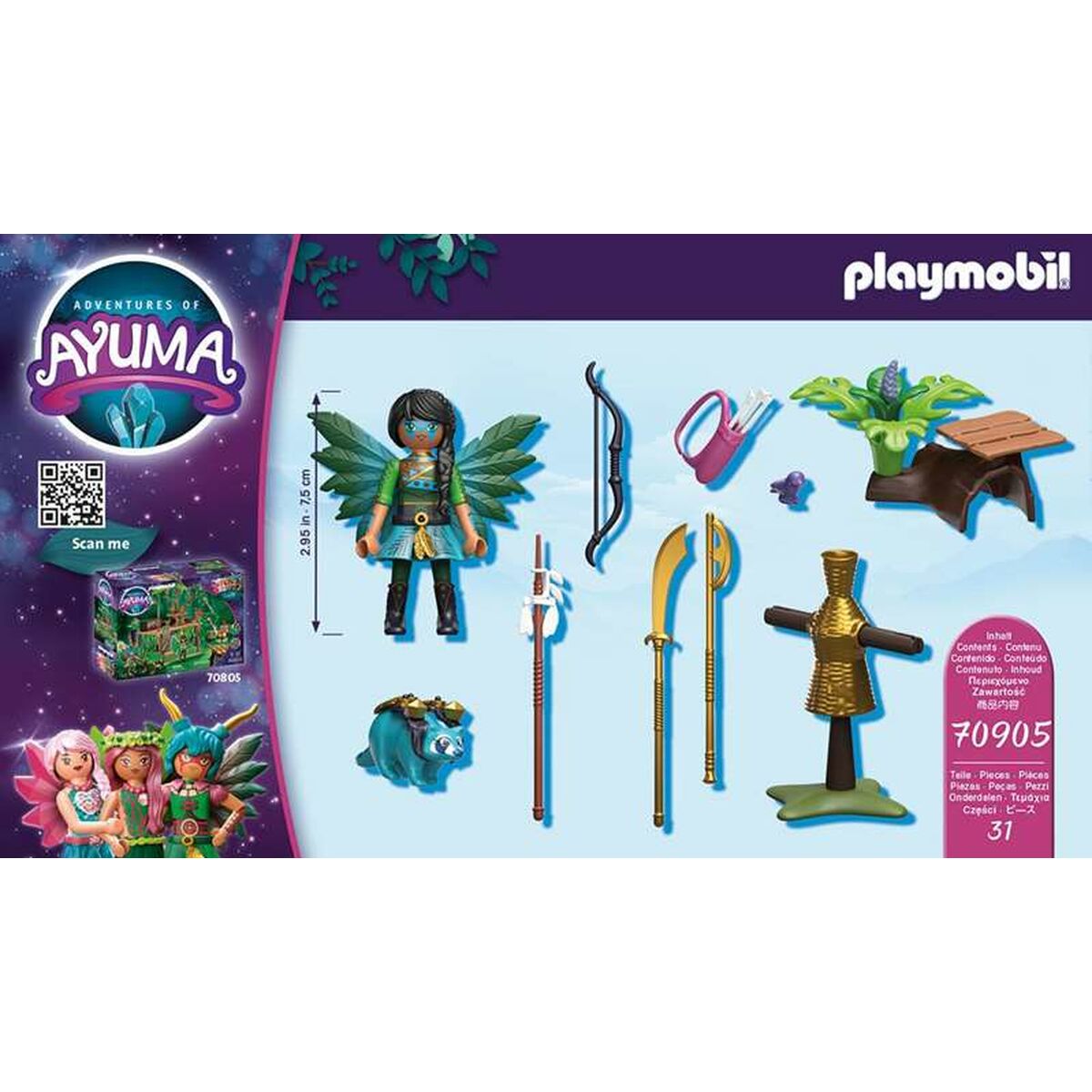 imagem de Playset Playmobil Adentures of Ayuma Starter Pack Knight Fairy 709052