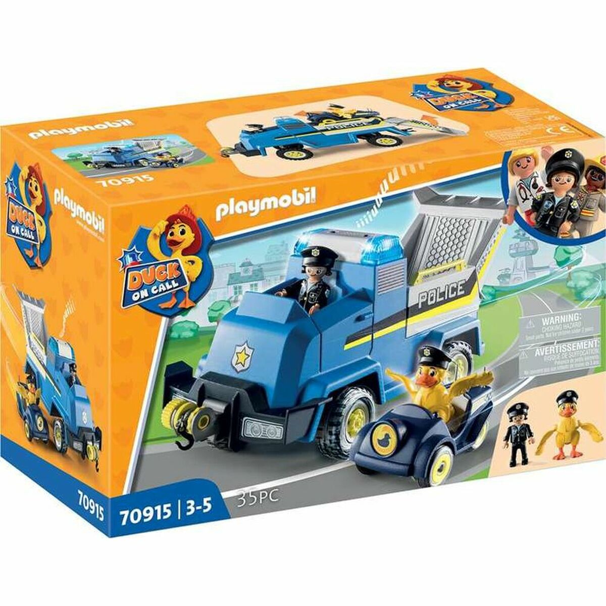 Playmobil - Playset Playmobil Duck on Call Police Emergency Vehicle