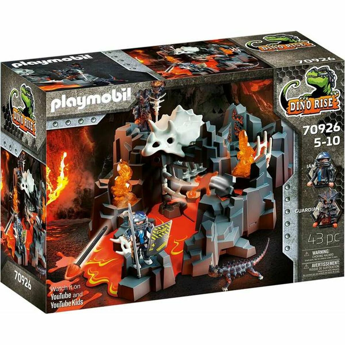 Playmobil - Playset Playmobil Dino Rise Lava Fountain Guardian 70926